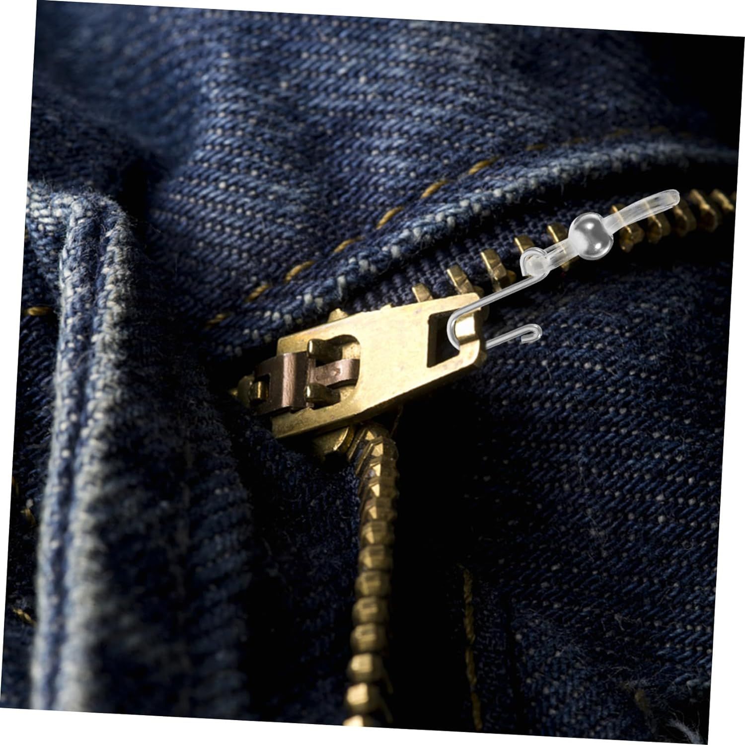 Zipper Saver 20pcs Zipper Zip Locks Tools Clip Hook Upper for Jeans Pants Accessories Auxiliary Tool Jeans Zipper Holder — image 2