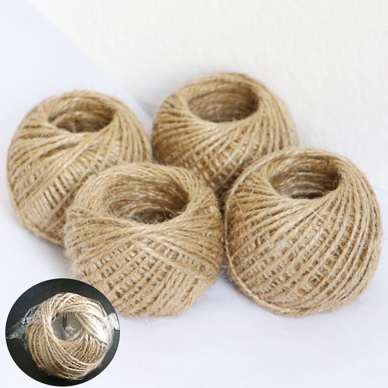 4 pcs Natural Jute Twine1.5mm Gift Wrapping String DIY Rope Garden Twine Cord for Arts Crafts and Gardening Applications โ image 2