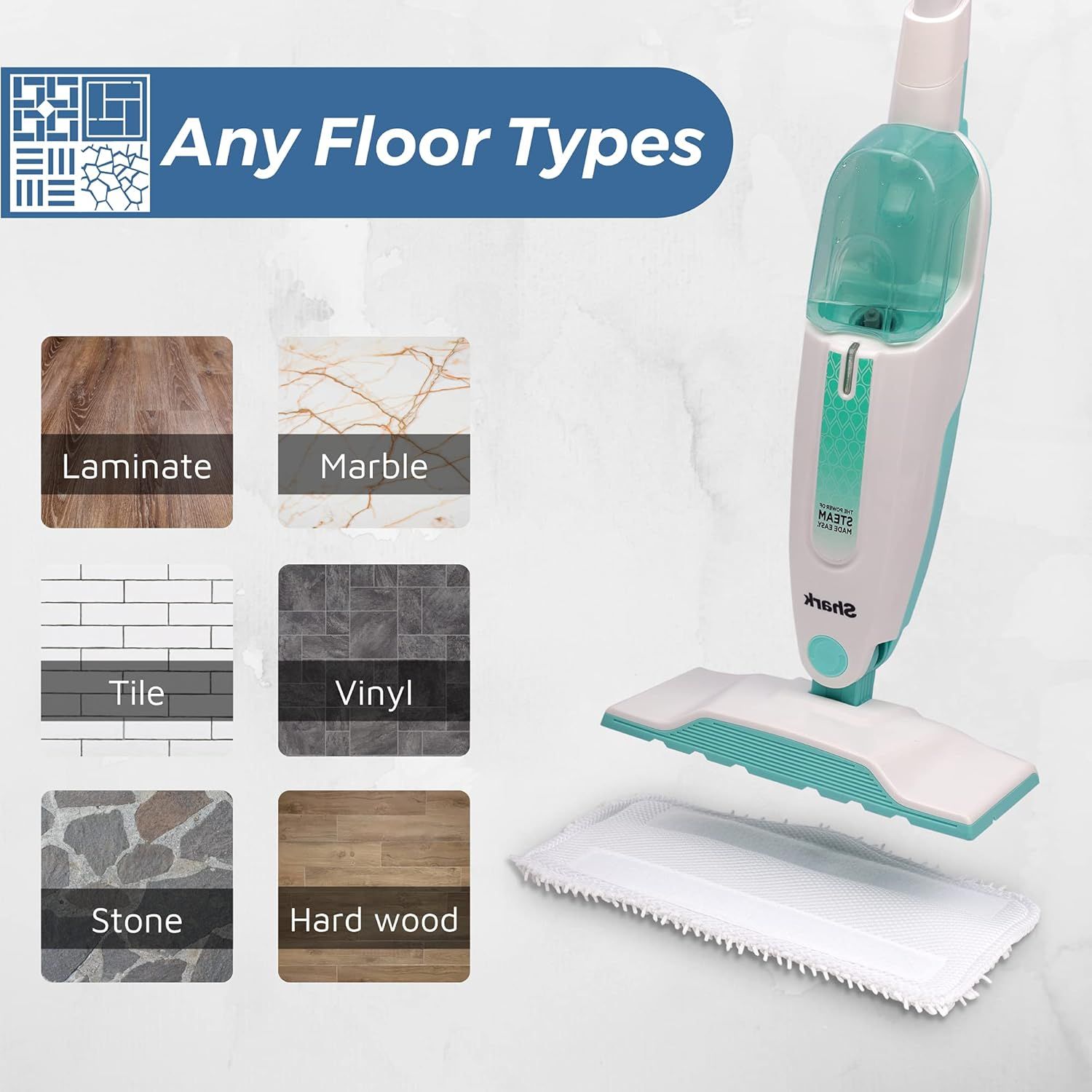 8 Pack Steam Mop Pads or Shark S1000 Series (4 Sot + 4 Scrub Pads) โ image 6