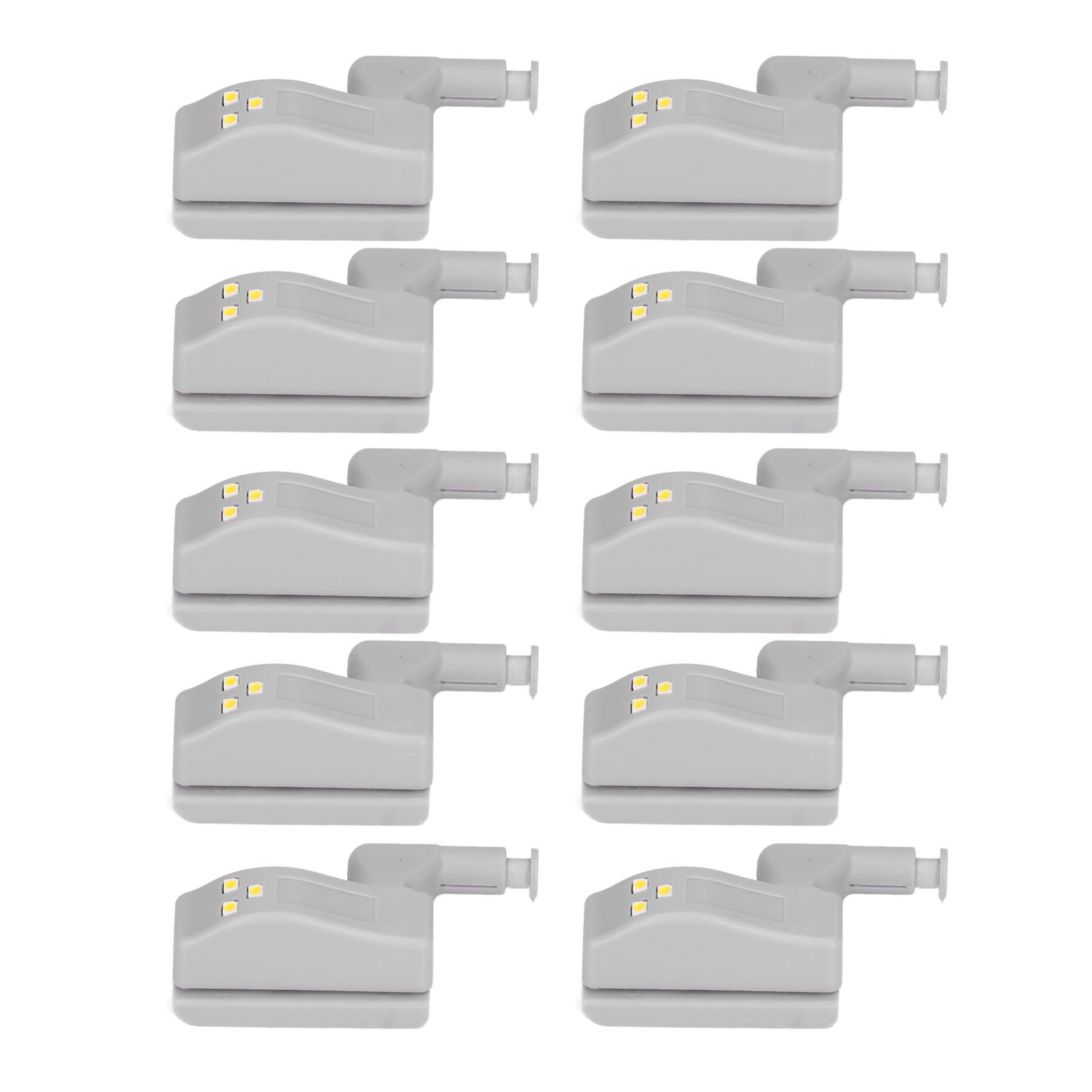 10pcs LED Cabinet Inner Hinge Sensor Light Bedroom Closet Wardrobe Cupboard Night Light โ image 6