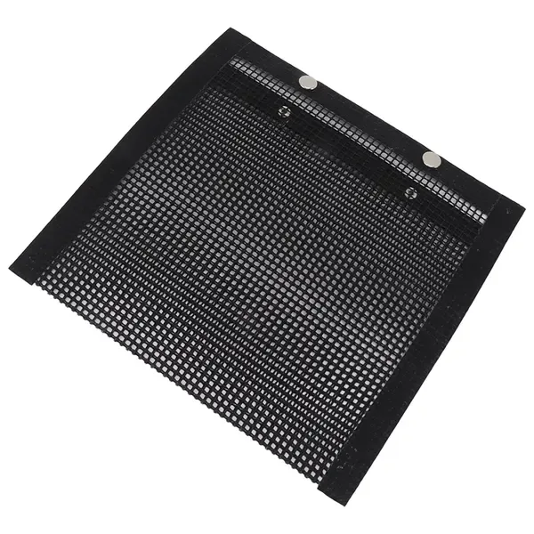 Reusable BBQ Grill Mesh Bag, Heat-Resistant Non-Stick Fibreglass Cooking Bag for Charcoal Grills and Ovens, Black, 30 × 24 cm — image 3