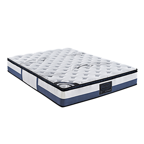 Double Mattress Latex Pillow Top Pocket Spring Foam Medium Firm Bed — image 3