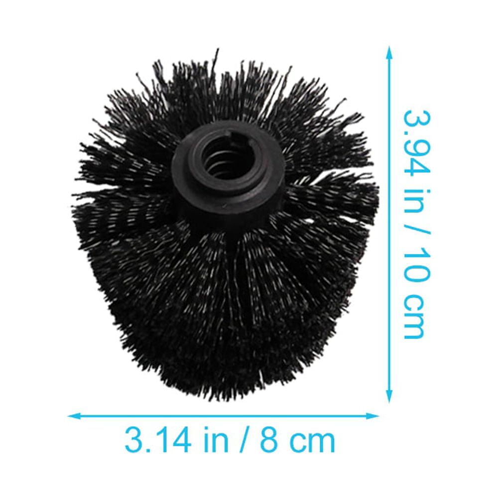 5 Pcs Brush Head Toilet Eco Refills Scrubber Heads Brushes Bowl Black โ image 2