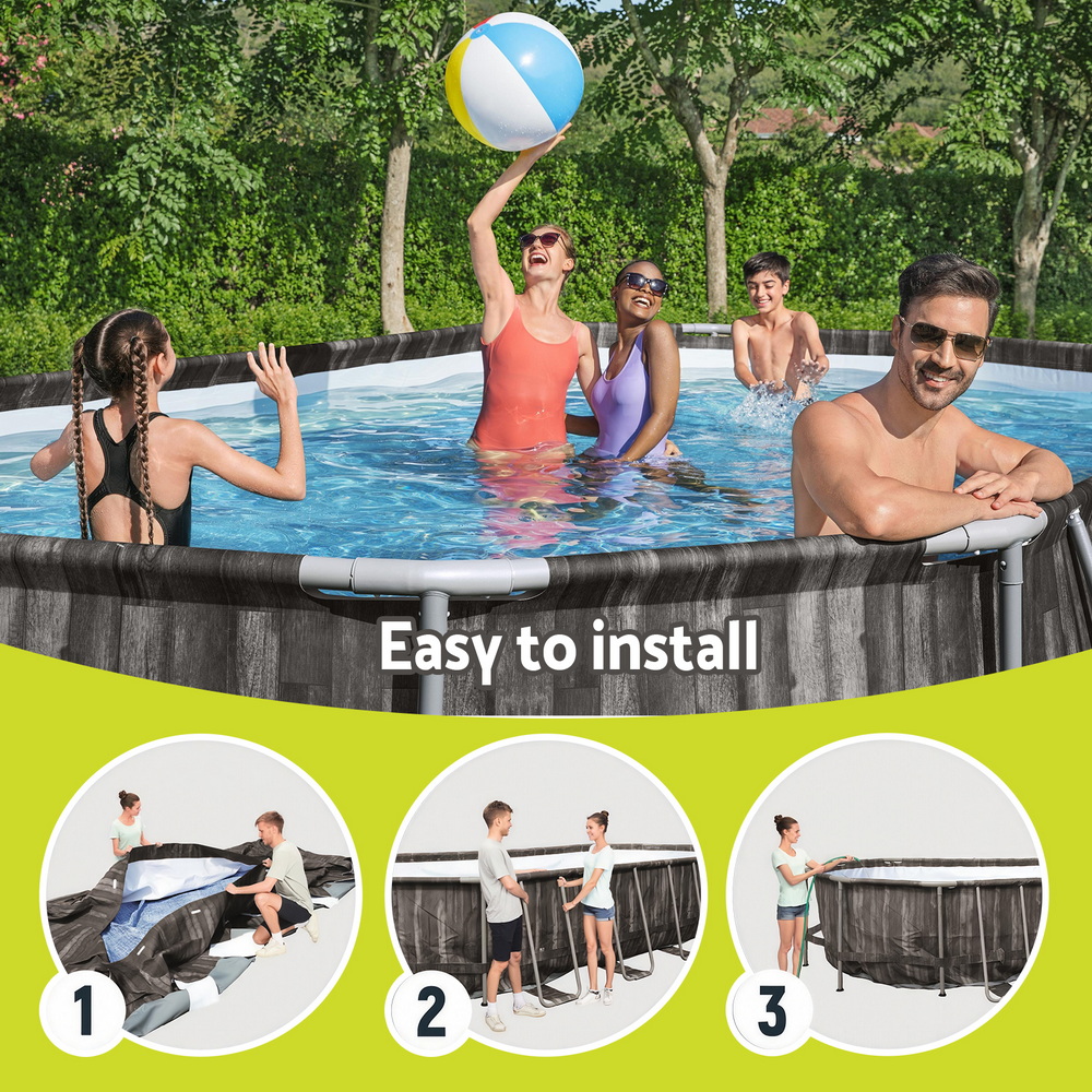 Bestway Steel Frame Pool 6.1x3.66m with Pump — image 6