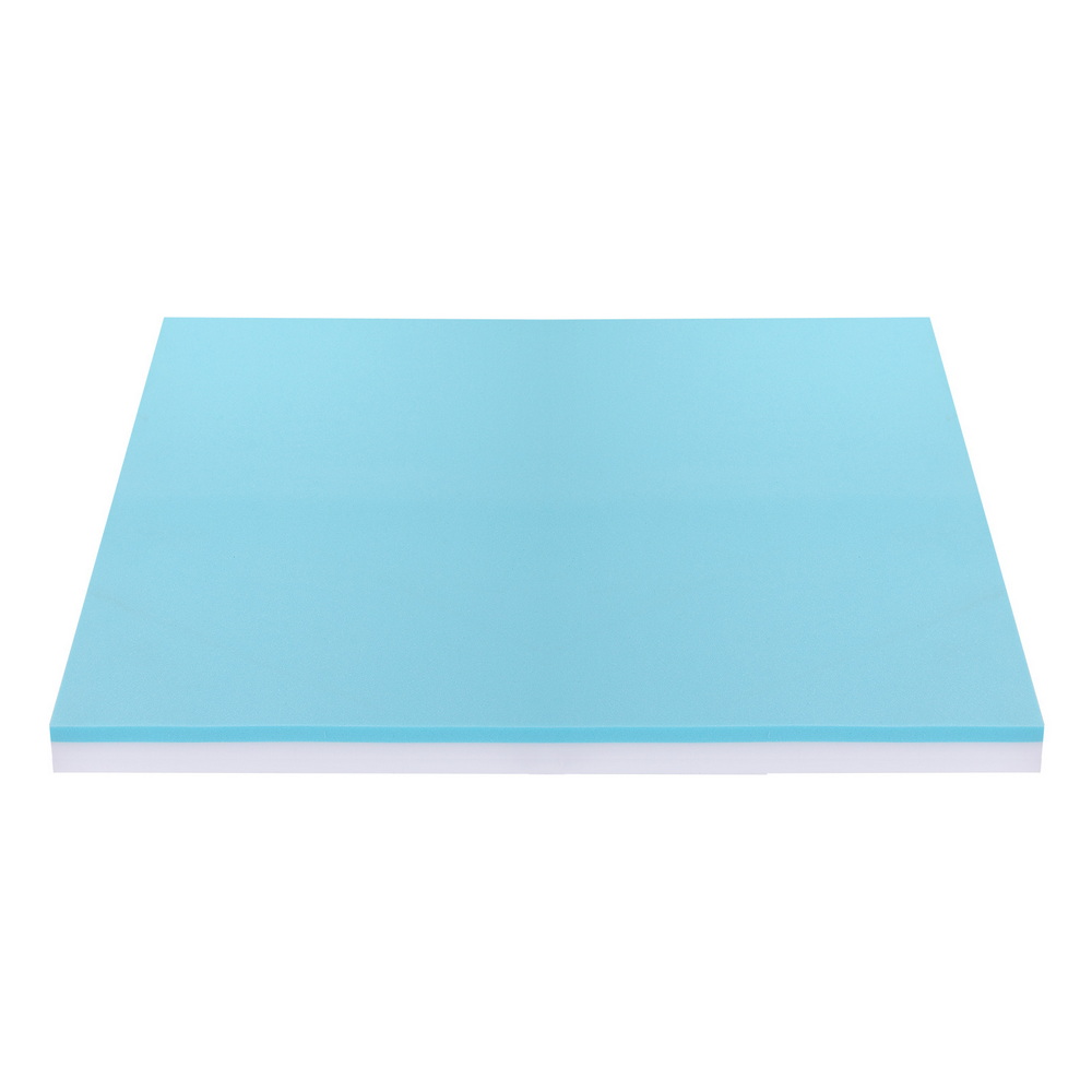 Giselle 8cm Memory Foam Mattress Topper Gel Dual Layer Foam Bamboo Queen — image 3