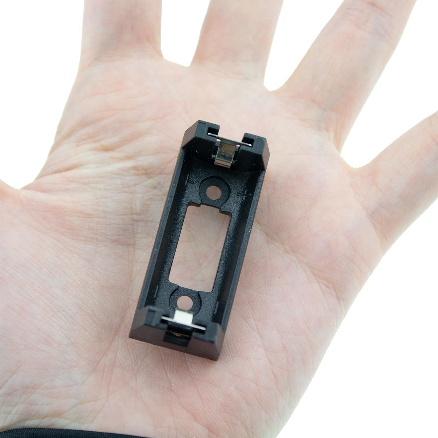 10pcs Black Battery Holder Case Box Clip for CR123 CR123A Lithium Battery — image 4