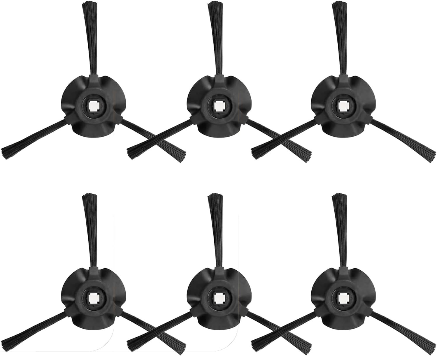 Side Brush or Shark RV2310, RV2310AE, AV2310, AV2310AE, RV2300, RV2300S, RV2320S, UR2350AE Matrix Robot Vacuum Cleaner Replacement Parts - 6 Pack