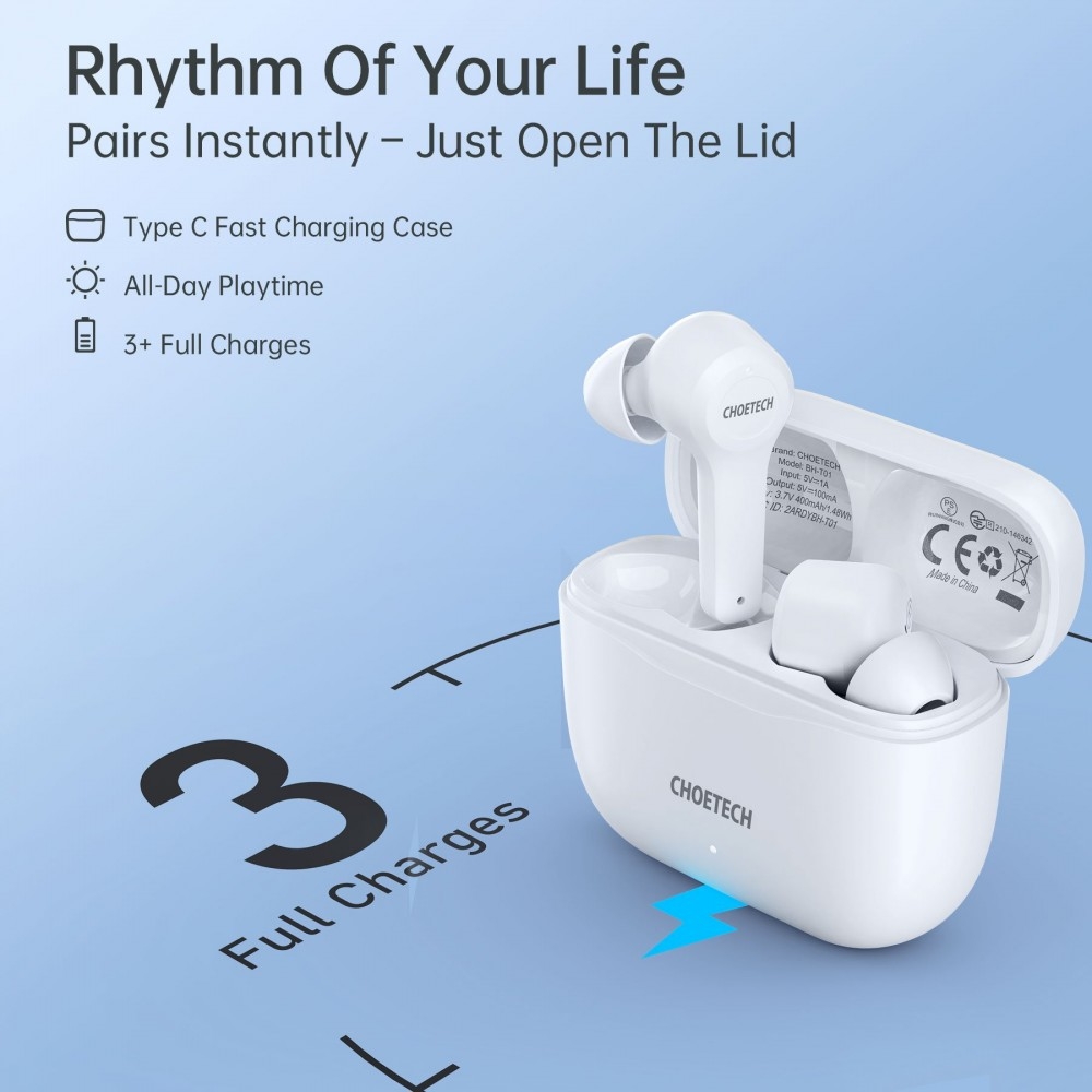 CHOETECH BH-T01 Bluetooth True Wireless Earbuds — image 5