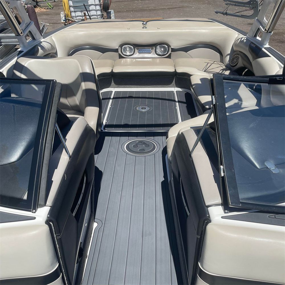 2010-2014 Malibu 21 VLX Cockpit Pad Boat EVA Foam Teak Deck Floor Mat Flooring SeaDek MarineMat Gatorstep Style Self Adhesive — image 2