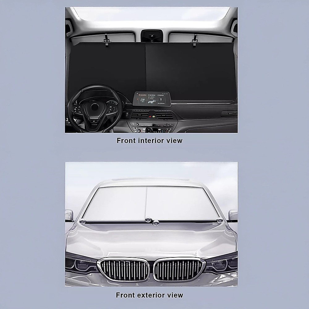 Retractable Sunshade for Car Windshield โ UV Protection Window Cover โ image 4