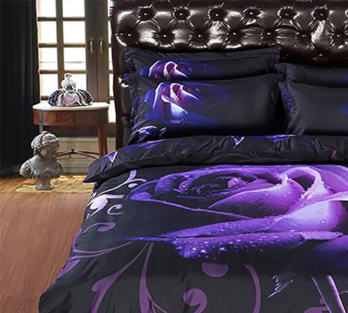 Rose Double Size Quilt/Duvet Cover Set — image 3