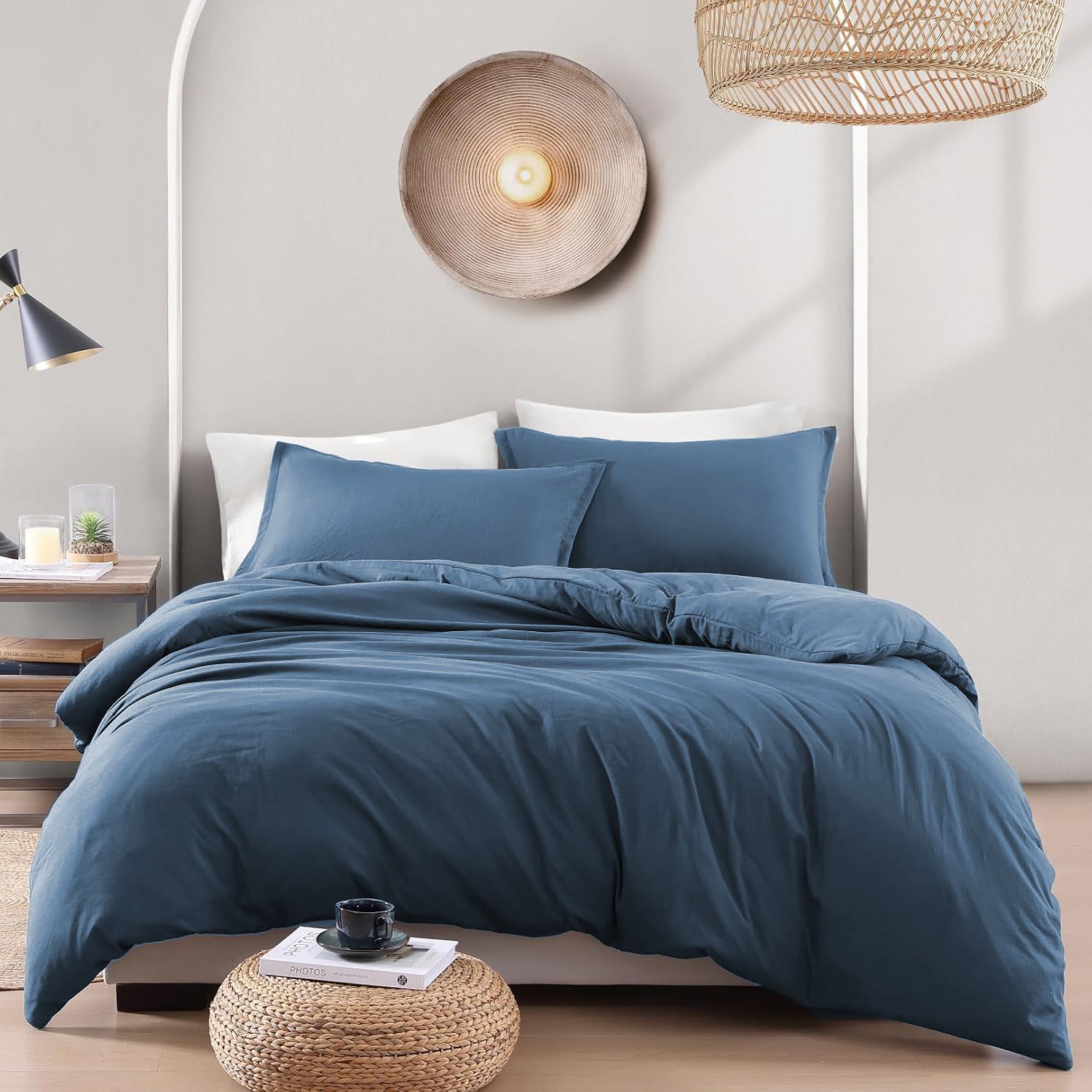 Hotel Soft Microfiber Duvet Cover Set-2000TC Quilt Cover Set & Pillowcases -1 Donna Cover Zipper Closure & 1 x Pillowcases-Breathable Bedding - Wrinkle, Fade — image 6