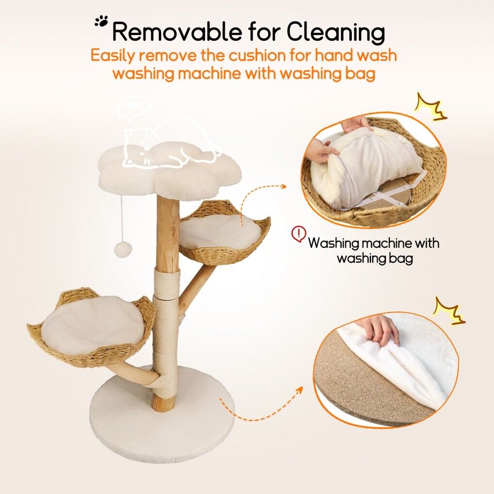 3 Tier Cat Tree Activity Centre Scratcher Post Climber โ image 4