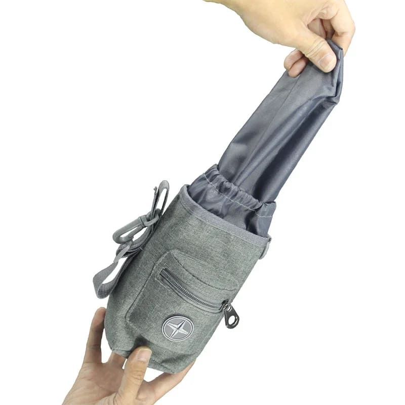 Versatile Hands-Free Pet Walking Pouch, Portable Dog Treat Bag, Poop Bag Holder and Waist-Clip Organizer for Keys, Phone and Snacks During Outdoor Training — image 5