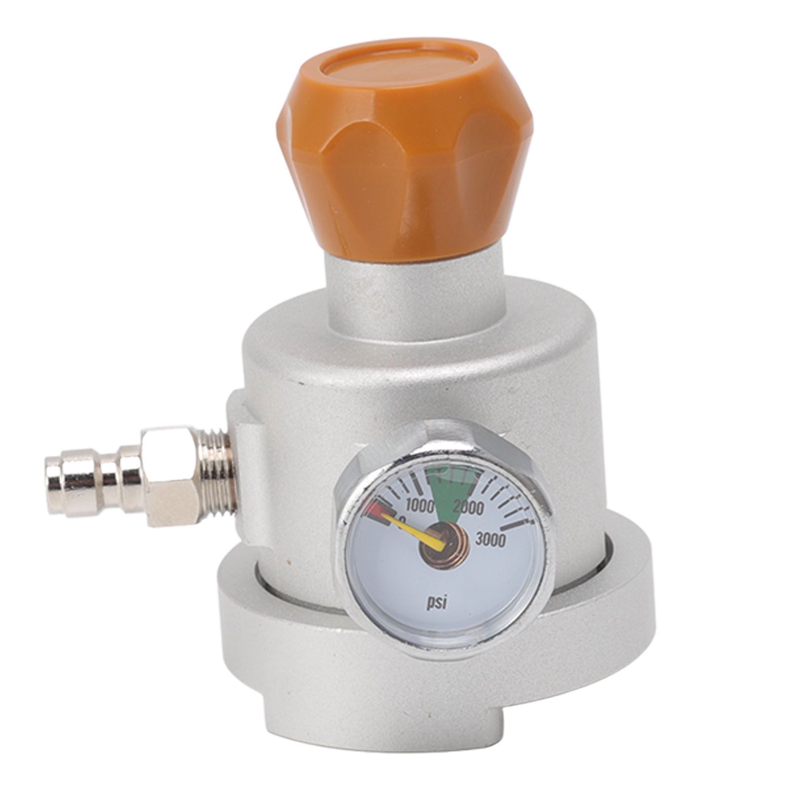 Soda Maker Adapter Aluminum Corrosion Rust Resistance CO2 Refill Connector with Pressure Gauge 8mm Male Quick Plug — image 5