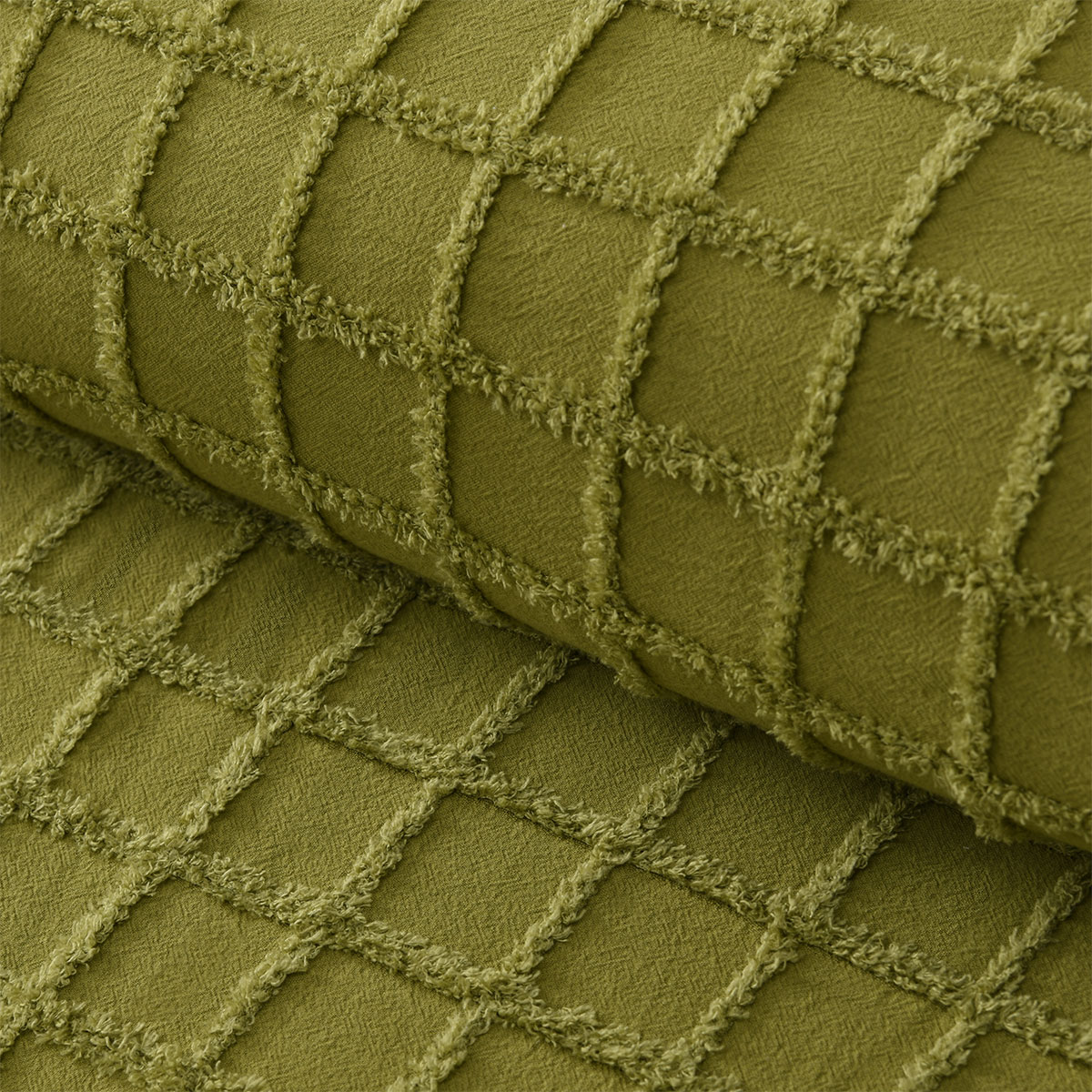 Vintage Design Homewares Parquet Cacti Green Polyester Cotton Quilt Cover Set King โ image 3