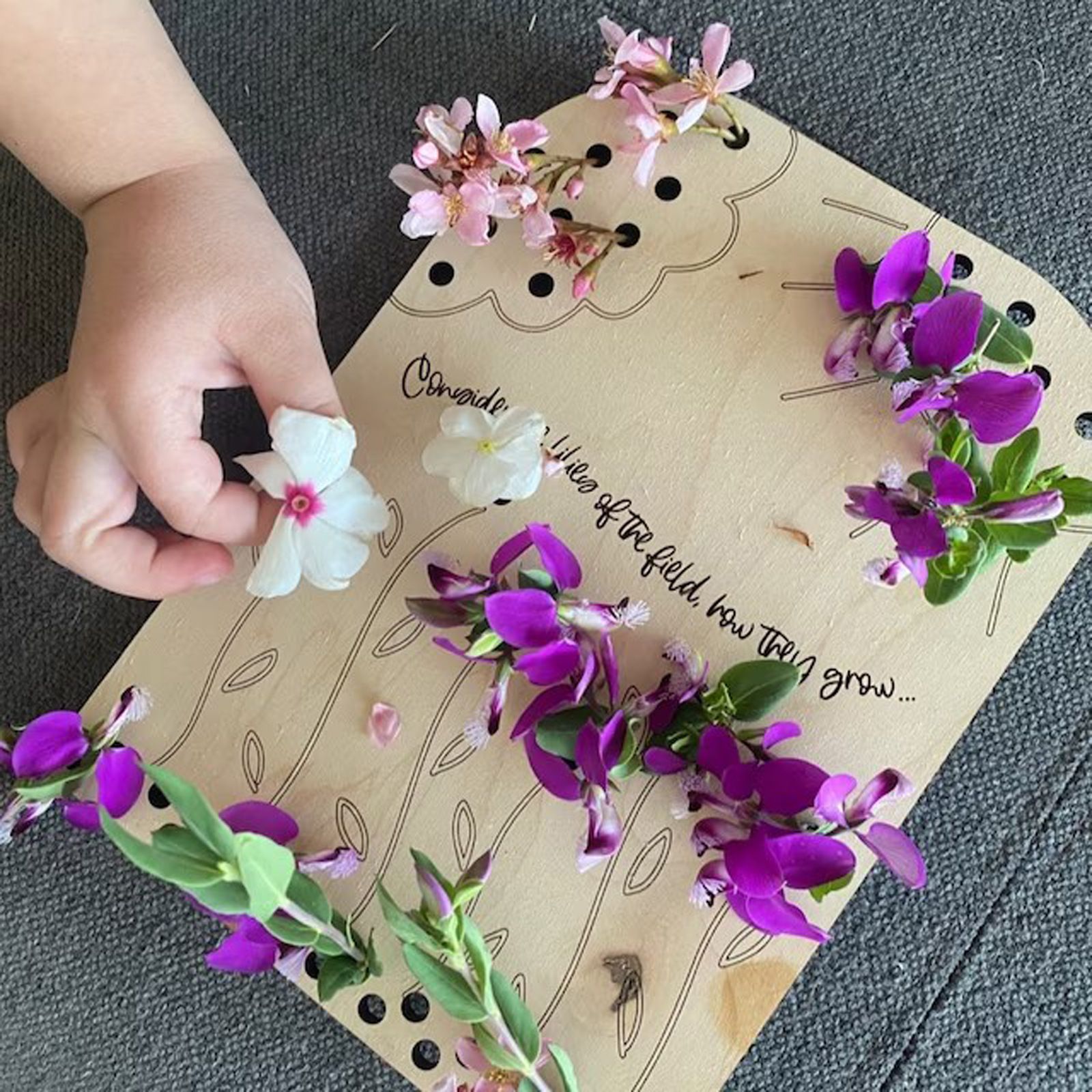 Flower Leaf Collector Boards DIY Flower Wood Boards Wooden Collection Board Decor Creative Crafting Supplies for Outdoor Nature — image 5