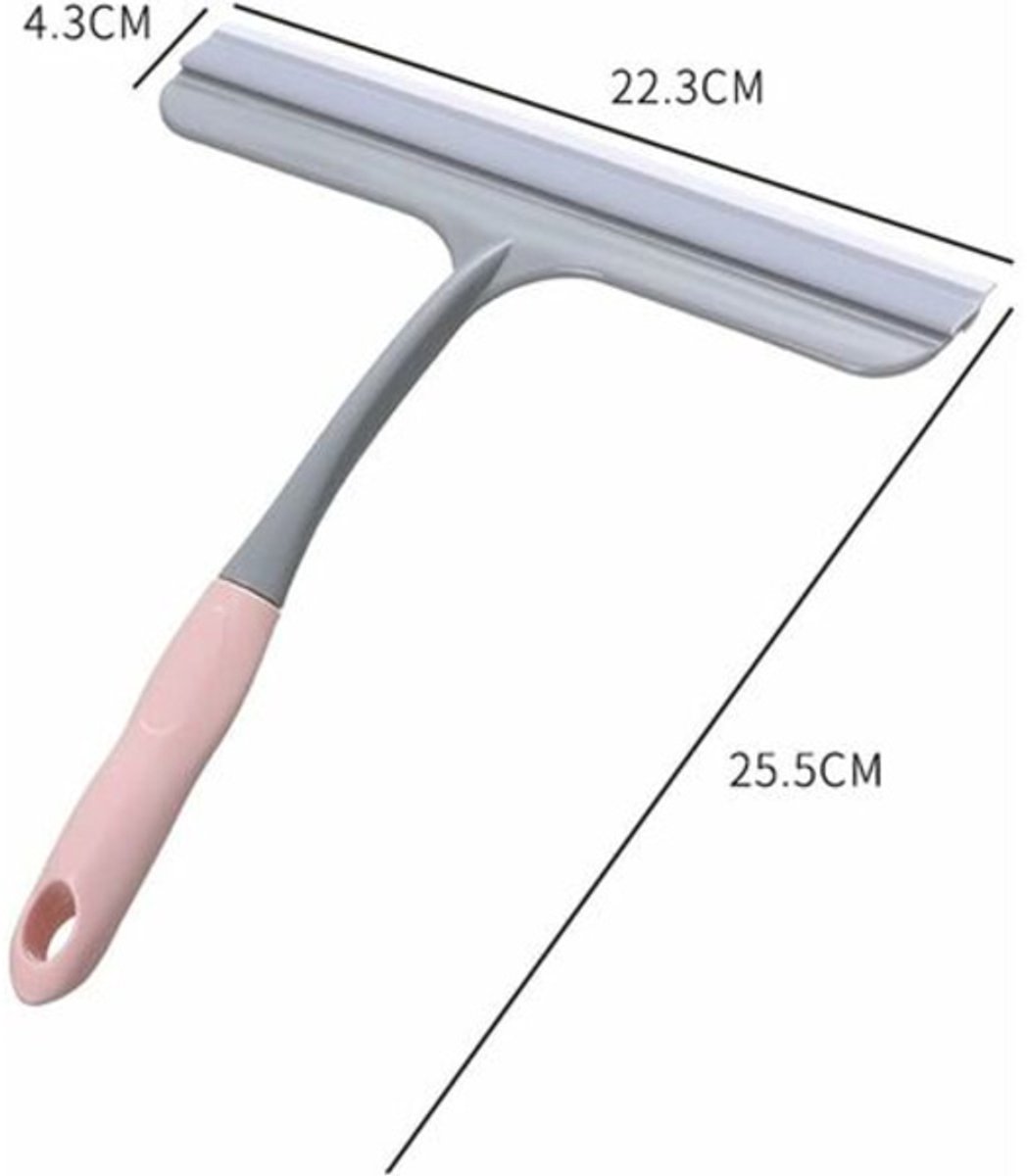 Household Scrapers - Silicone Shower Scrapers Bathroom Window and Tile Scrapers - 3 Pieces — image 3