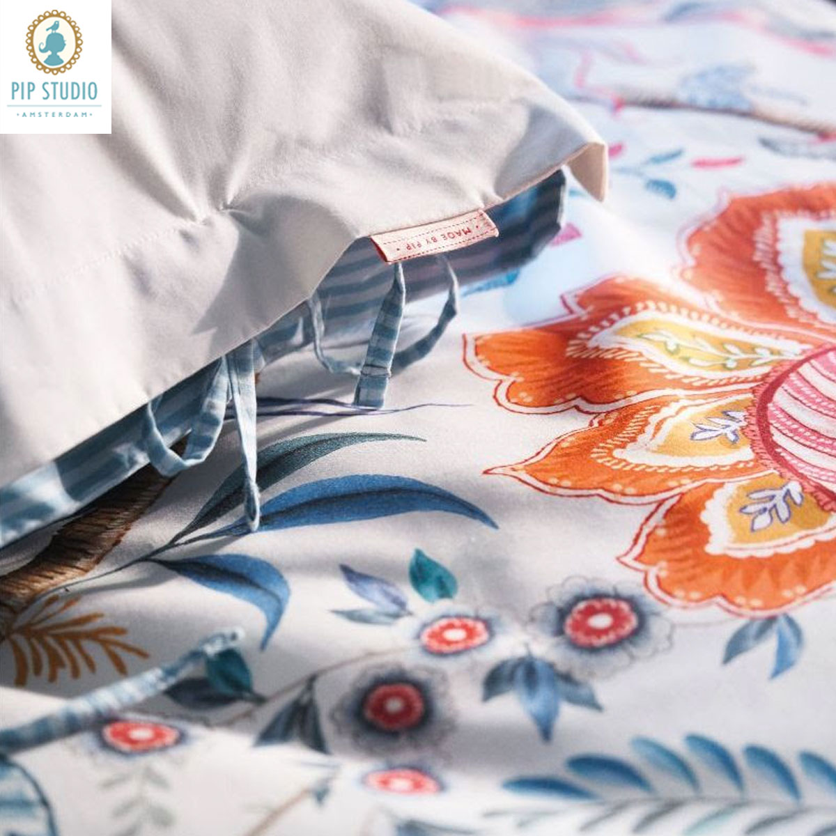 PIP Studio Tree of Life White 100% Cotton Quilt Cover Set King — image 2