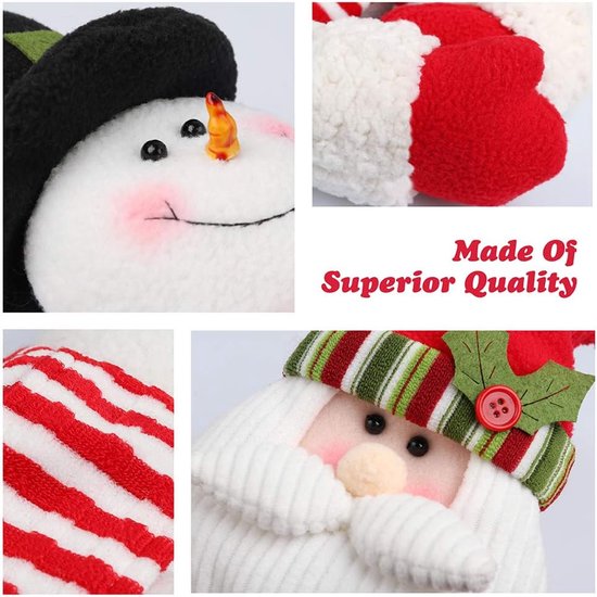 Christmas Themed Curtain Ties - (Set of Two) - Curtain Ties - Curtain Hooks - Snowman Design - Suitable for curtains, windows, wine bottle decorations — image 3