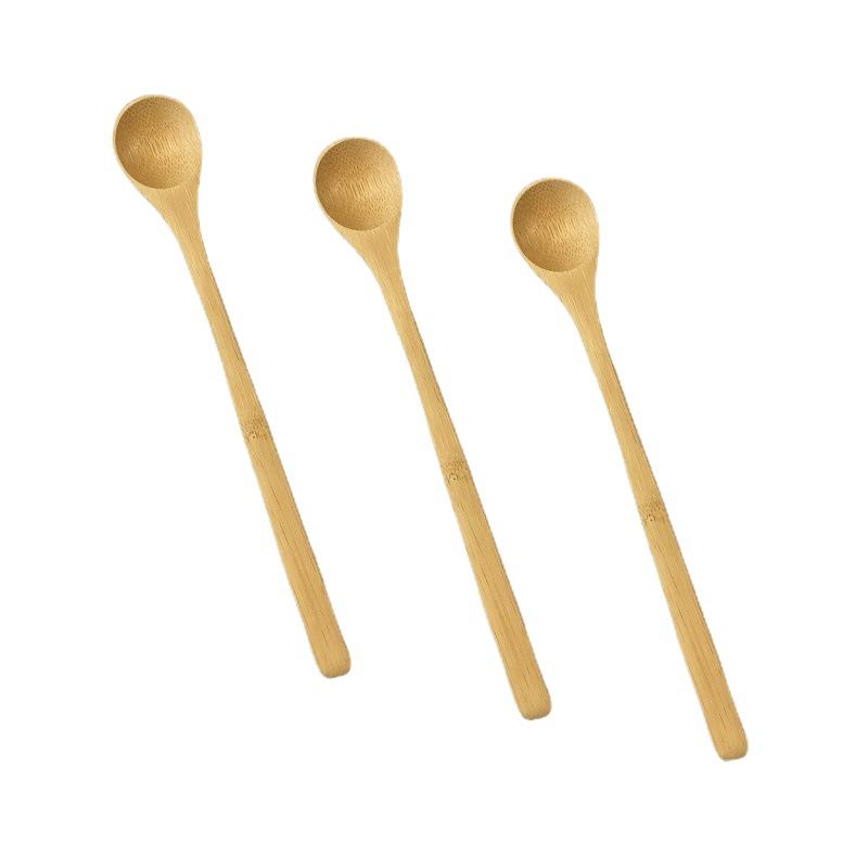 Bamboo Serving/Cooking Utensils Wide Spoon Perfect for cooking and serving food EASY TO MAINTAIN- 3 Pieces