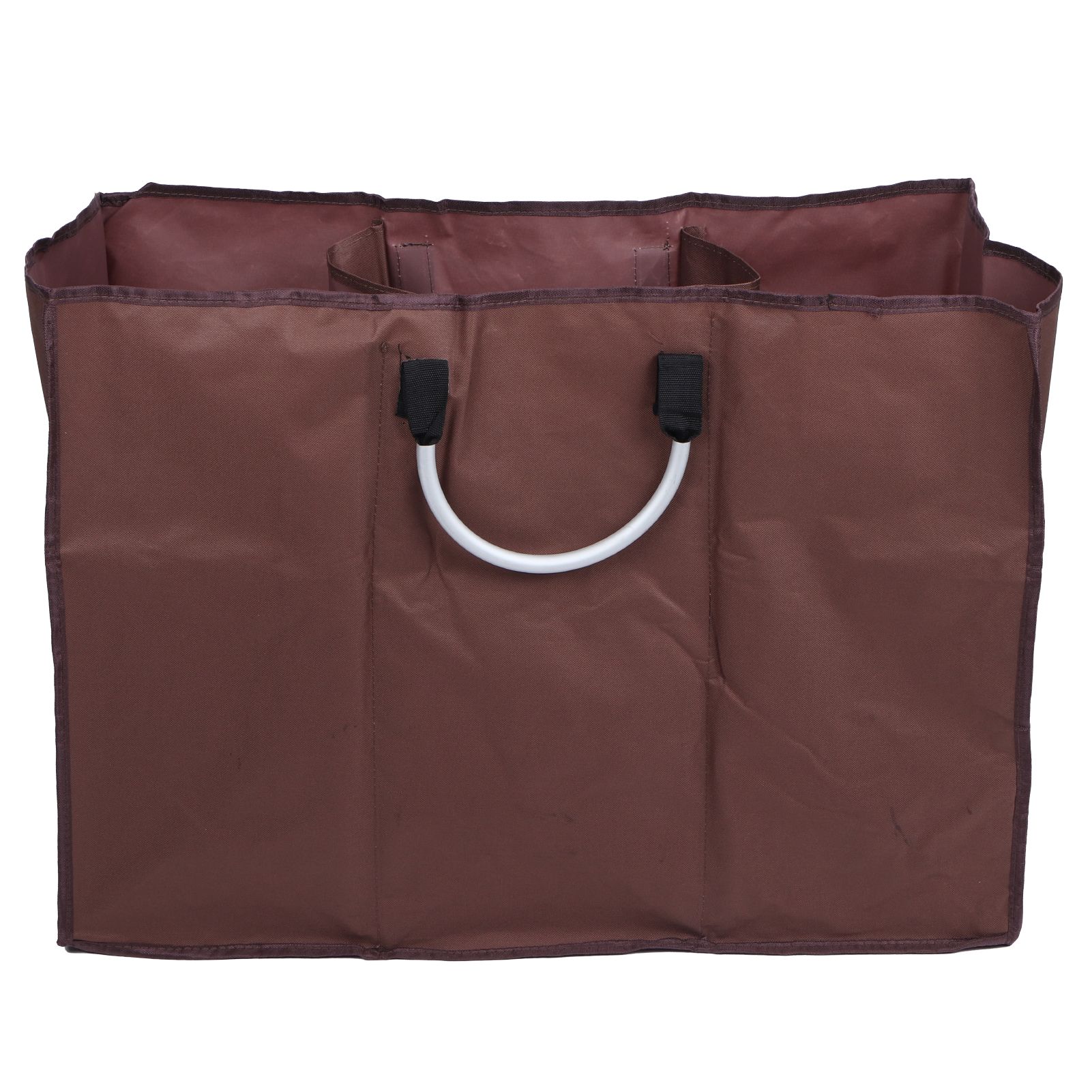 Laundry Basket Household Foldable Waterproof Clothes Storage Bag Organizer Coffee — image 5