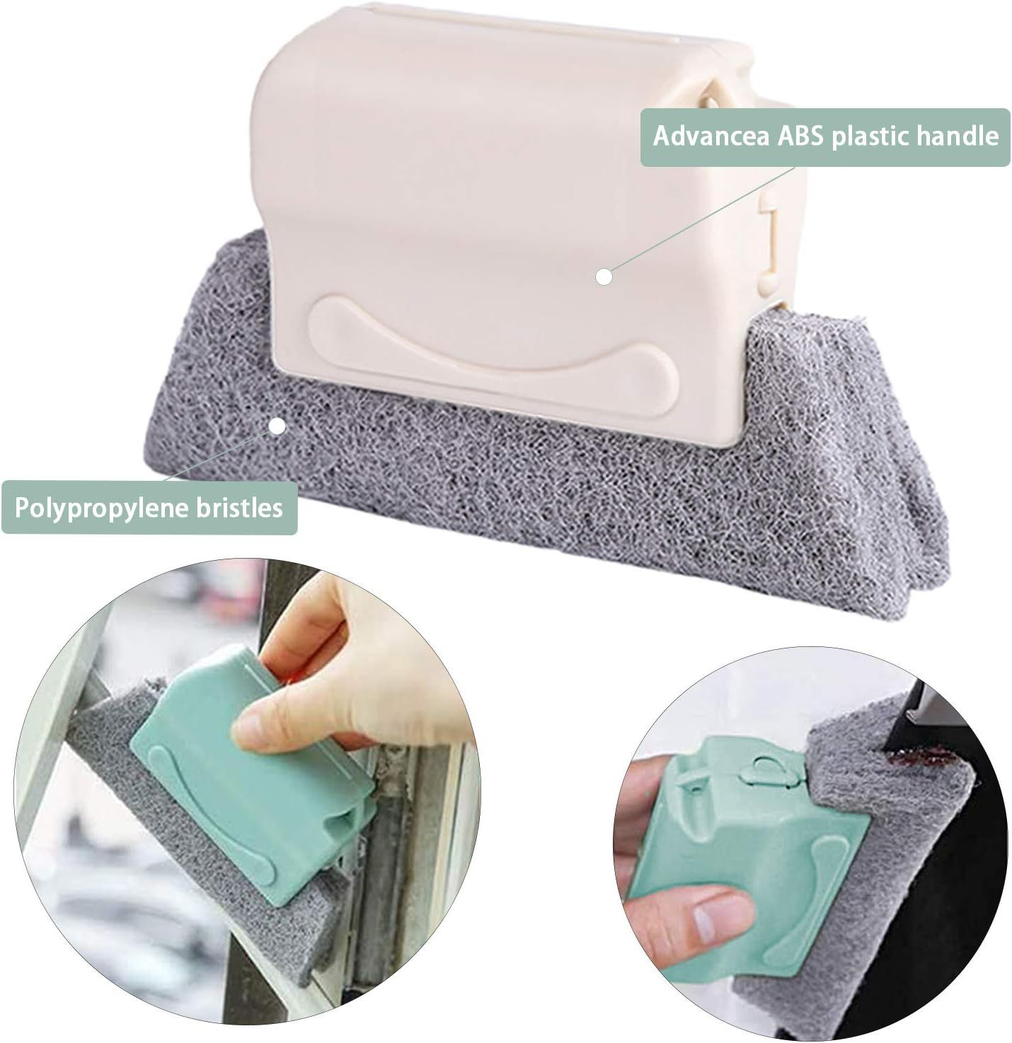 8 Piece Cleaning Brush Set for Crevices and Door Rails โ image 2