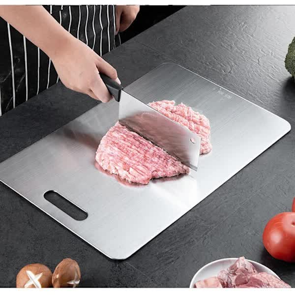 Titanium Cutting Board for Meat and Fruit Double Sided Non-Slip 34 × 23cm FD17-FA — image 2