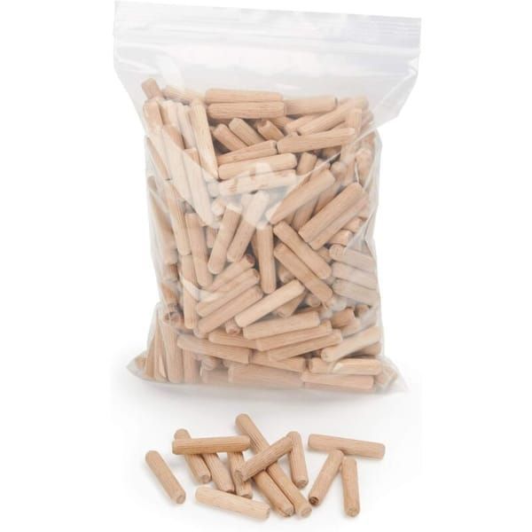 Wood Dowels Beech Wood Dowels Woodworking Supplies Drilling Dowels DIY - Wood color - Size 6-20mm