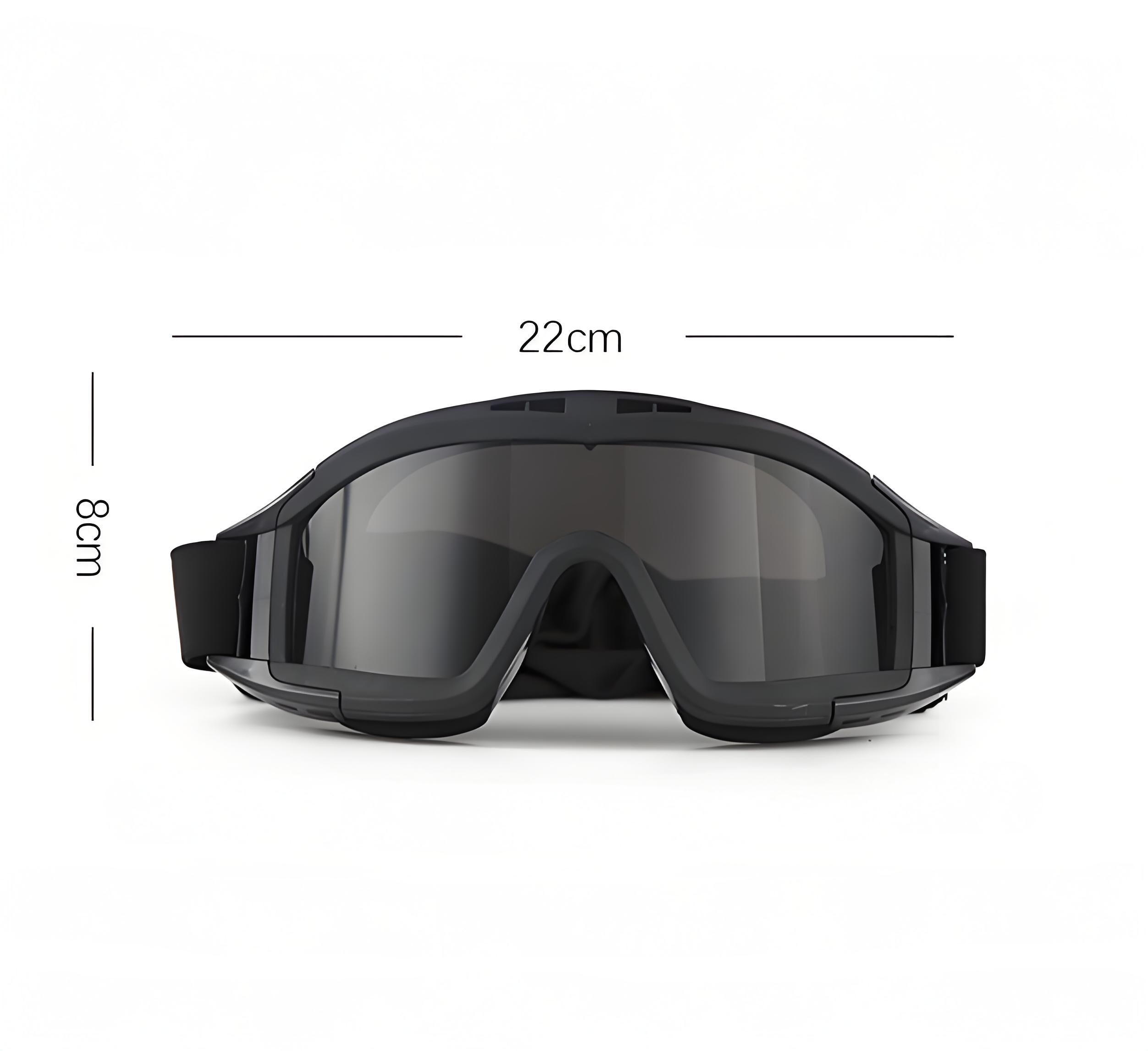 Christmas gifts for husband or boyfriend Tactical Safety Goggles with 3 Interchangeable Lenses, Wind & Dust Protection for Outdoor & Tactical Use(black) — image 6