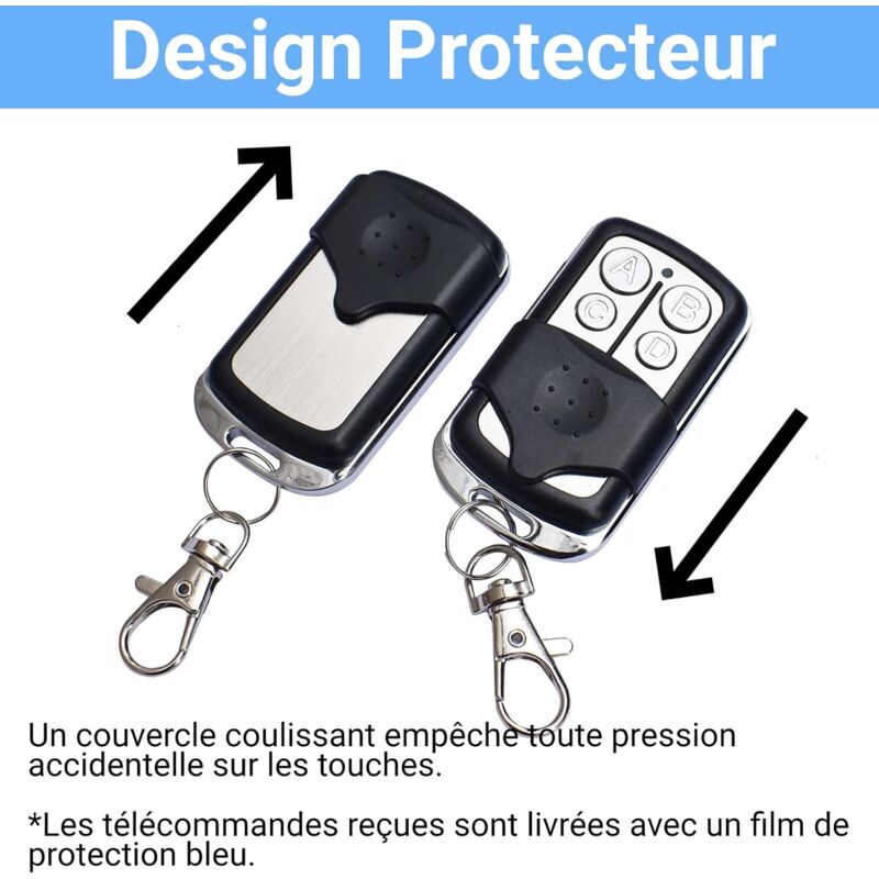 433.92 Mhz Gate Remote Control Universal Gate Remote Control Garage Door Remote Control 4 Channel Fixed Code Duplicator — image 4