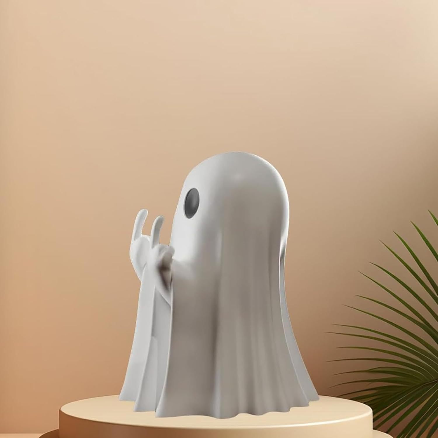 Creative Resin Middle Finger Ghosts Halloween Decorations 8CM Crafts Bat Ghost Compatible with Spranks Garden Decor — image 5