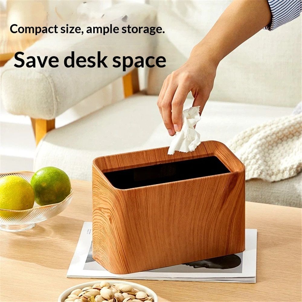 Countertop Trash Can, Mini Desktop Trash, Small Garbage Cans, Tiny Desktop Waste Basket for Office, Bedroom — image 4