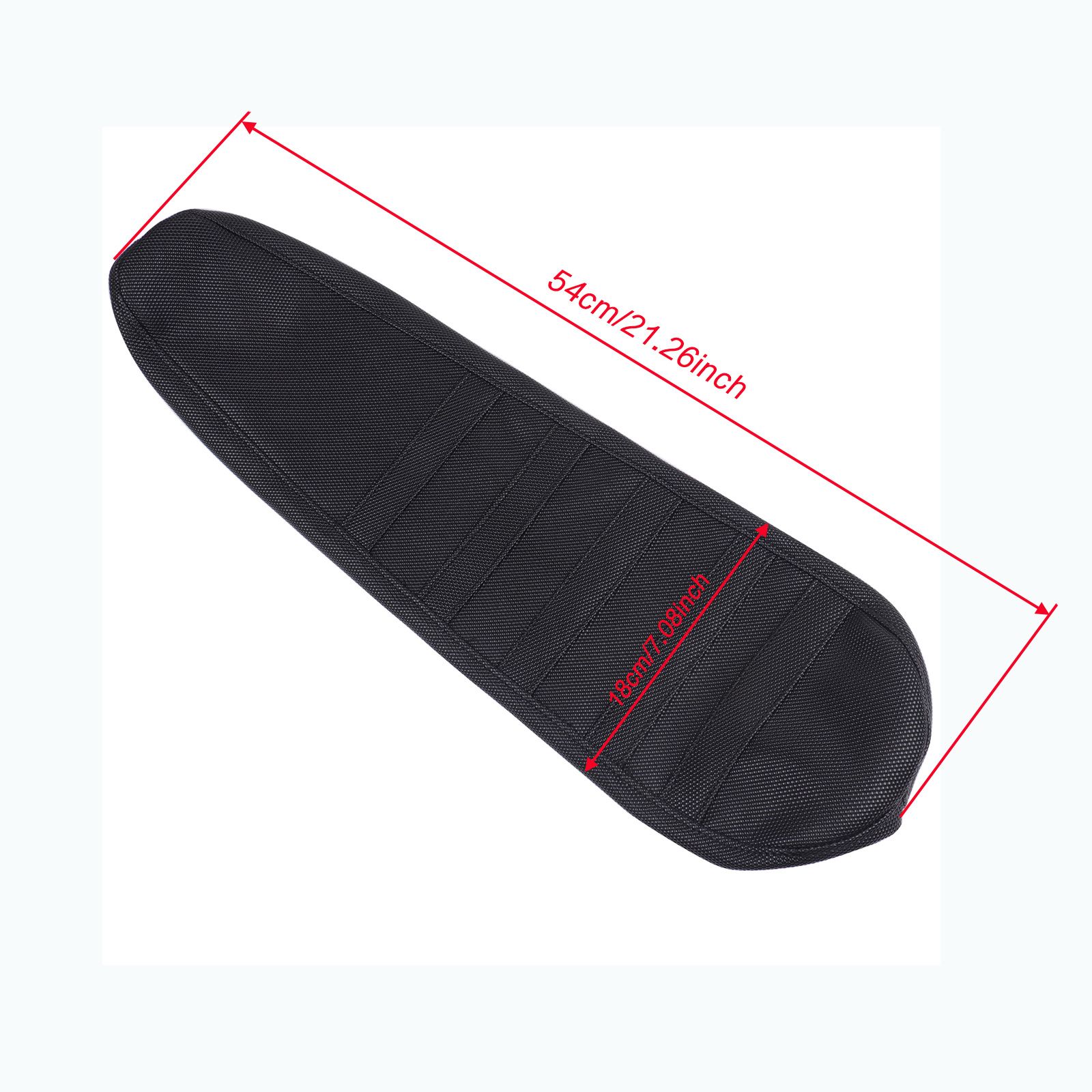 Sun Protection Motorcycle Seat Cover for Ridstar Q20 - Heat Insulation Waterproof Breathable Cushion Protector - UV Resistant Gel Seat Pad - White — image 2