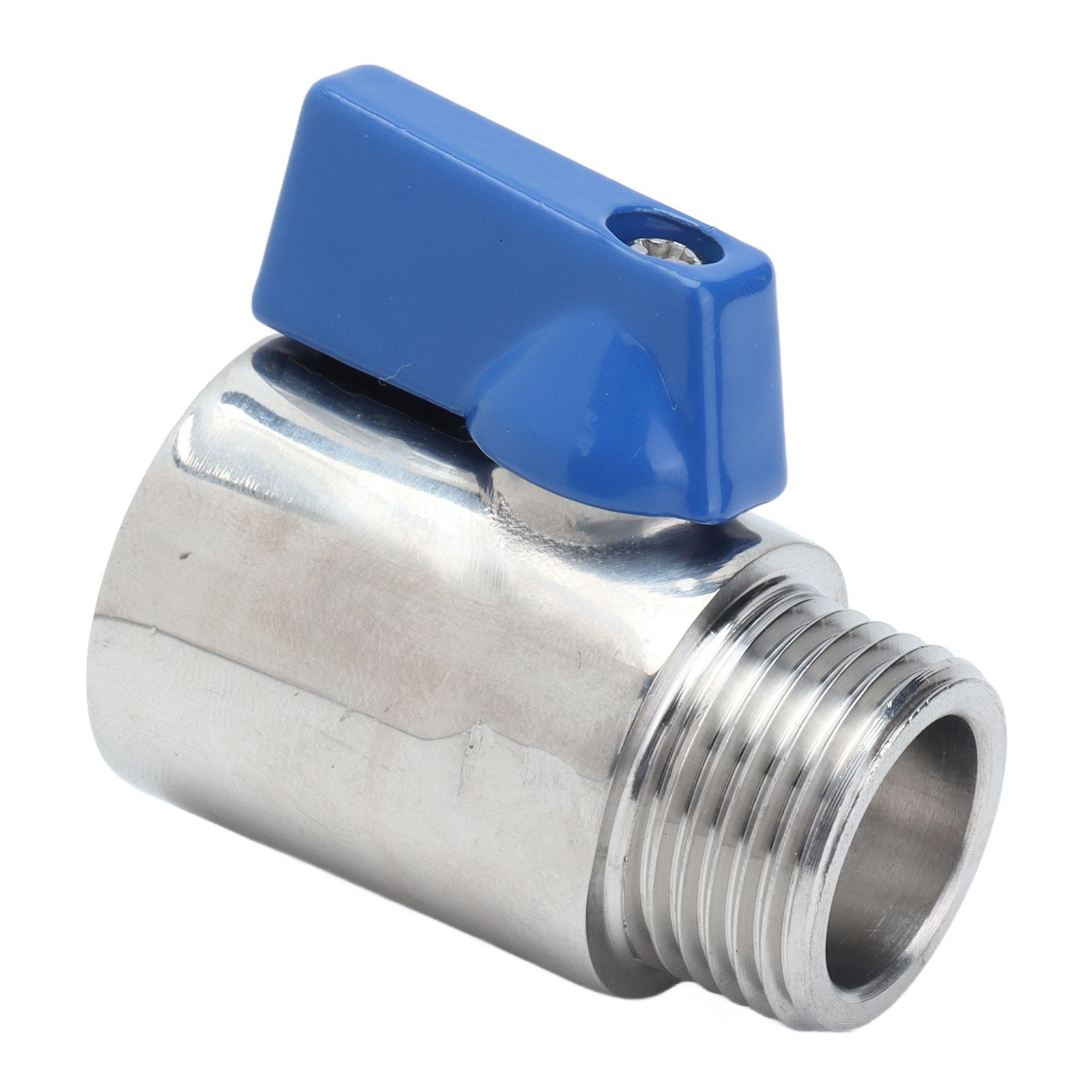 5/8 Inch BSP PN63 Mini Ball Valve 304 Stainless Steel Mini Sanitary Female To Male Ball Valve for Beer Homebrew Tap Head — image 3
