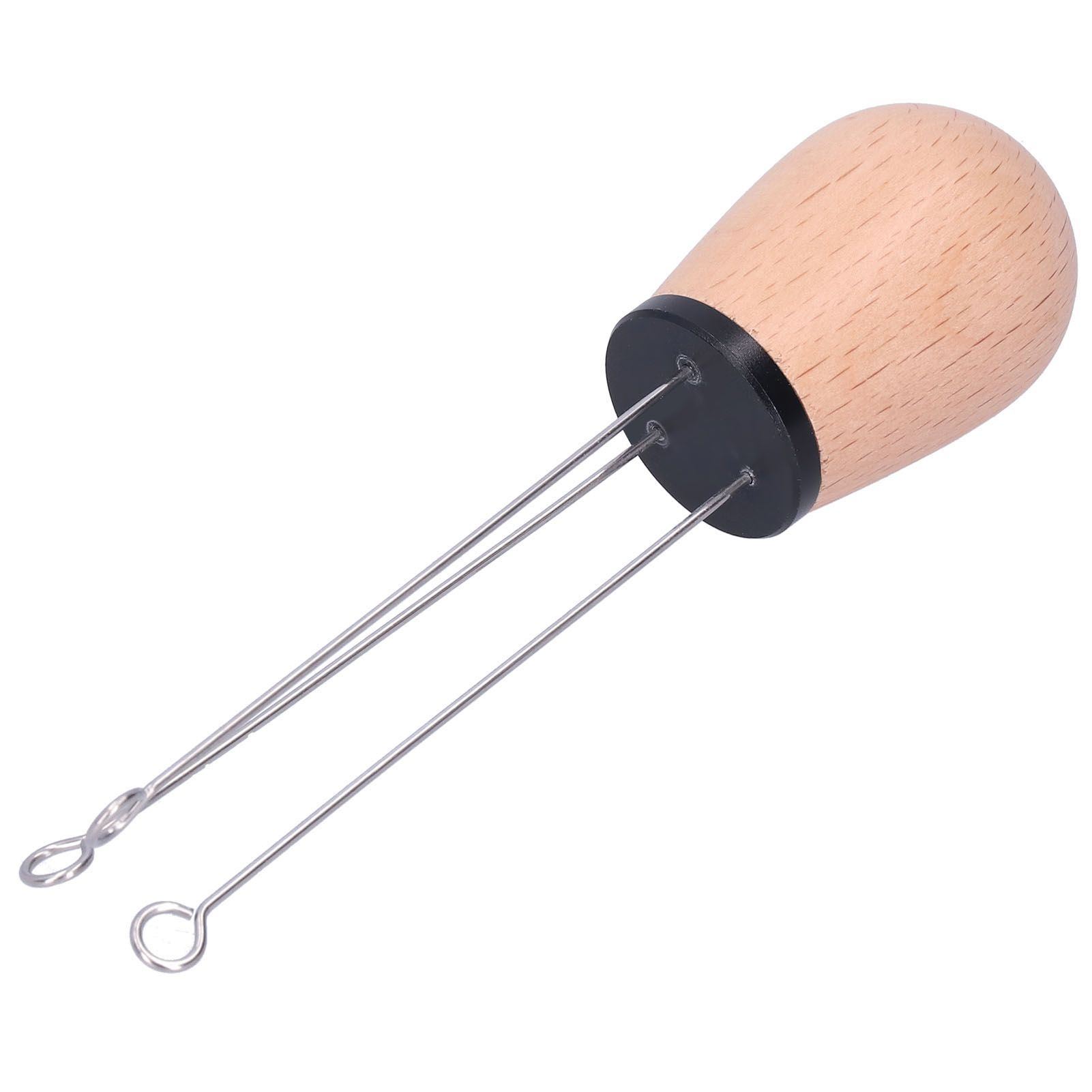 Needle Type Coffee Powder Distributor Wood Handle Coffee Stirrer Distribution Tool(Couverture noire hêtre ) — image 2