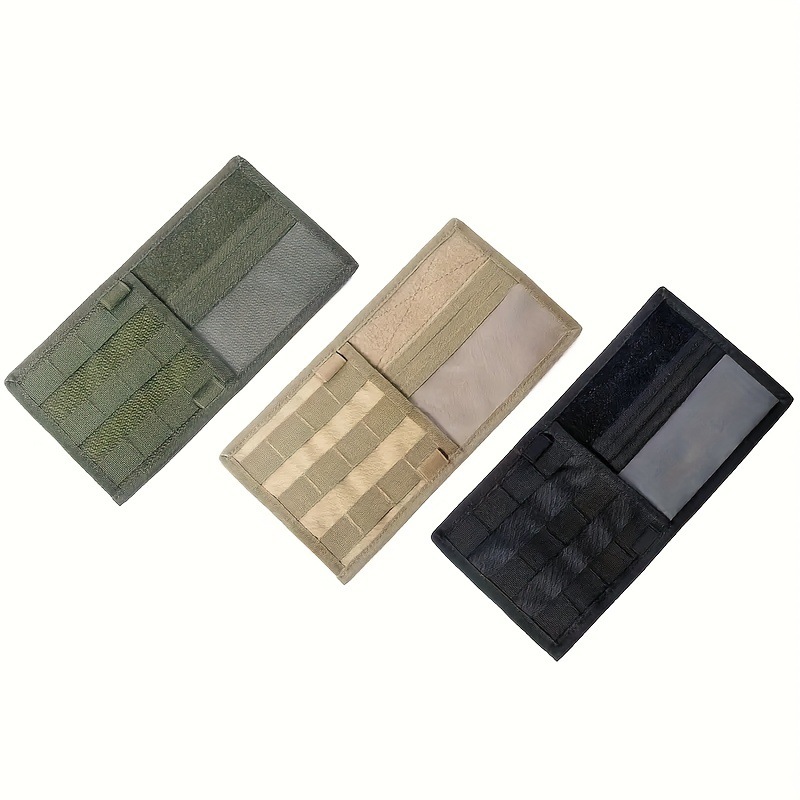 2 Pcs Khaki Car Sun Visor Organizer – Multi-Purpose Tactical Storage Bag for Tools, Cards & Gear — image 2