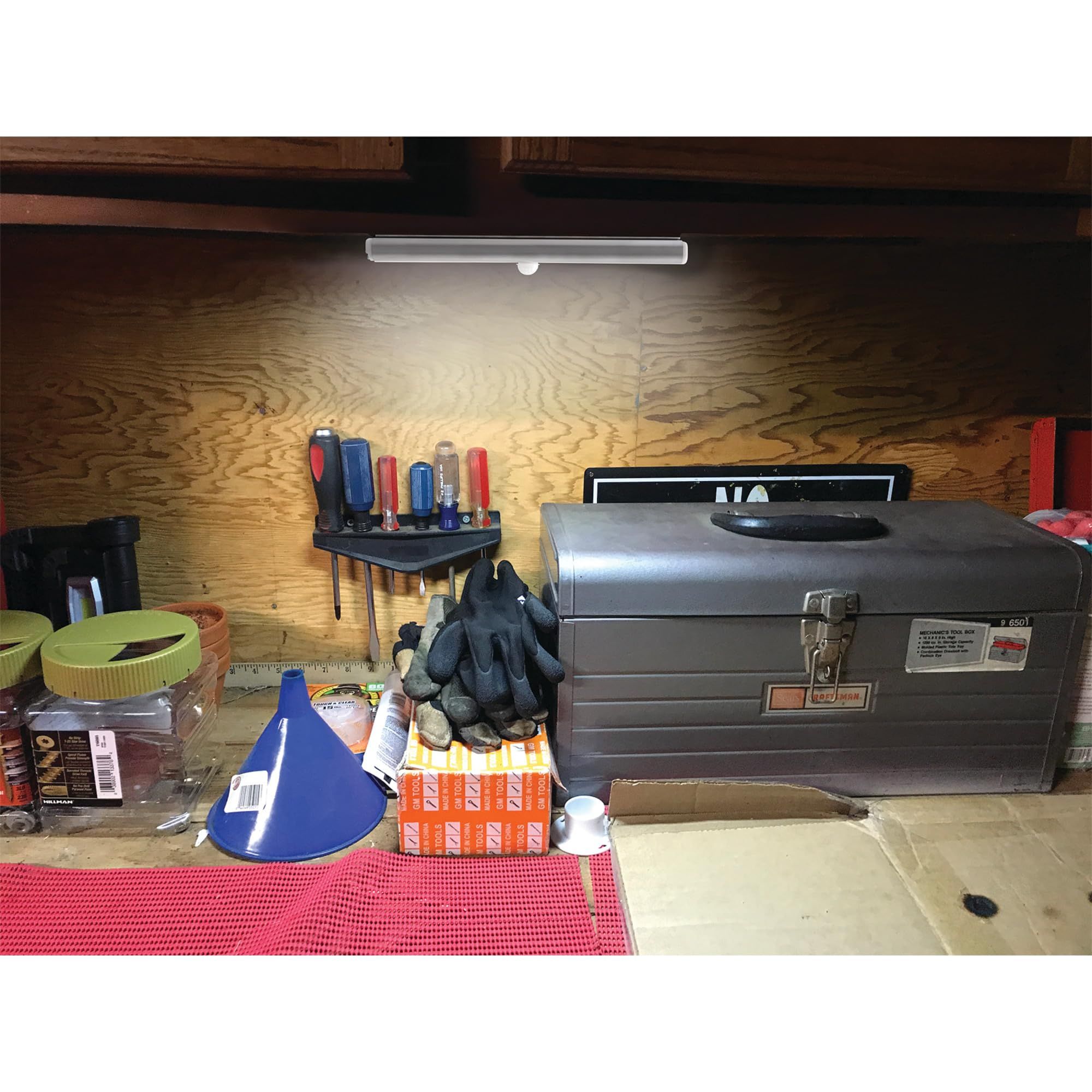 10 LED timing function, adjustable light, battery type, long cabinet light with remote control, intelligent magnetic night light โ image 3