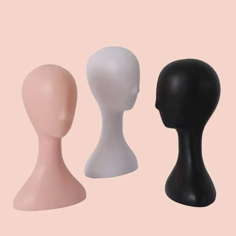 Display Stand Female Mannequin Head for Wig Hat Scarf Hair Model - Natural โ image 4