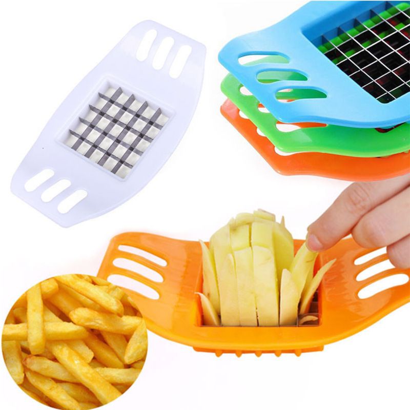 3pc Potato Fries Cutter Machine, Potato Cutter for French Fries, Multi- Purpose Stainless Steel Carrot Vegetable Potato — image 2