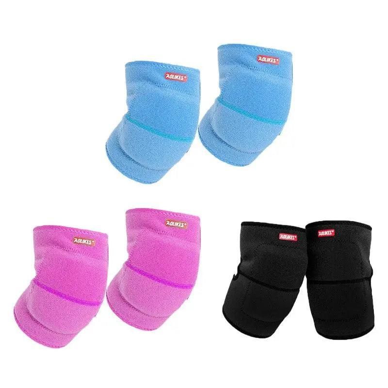 Aolikes Kid Knee Pad Protective Antislip Basketball Skating Protector M Size - Black — image 3