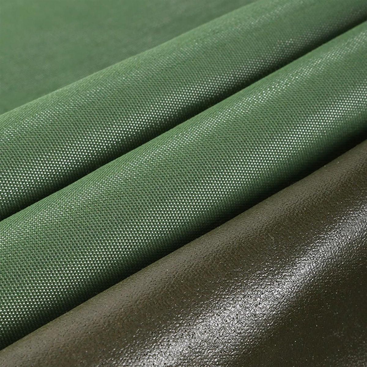 Heavy Duty Waterproof Canvas Tarp 200x400cm Army Green Sun Block Dustproof Cover — image 5