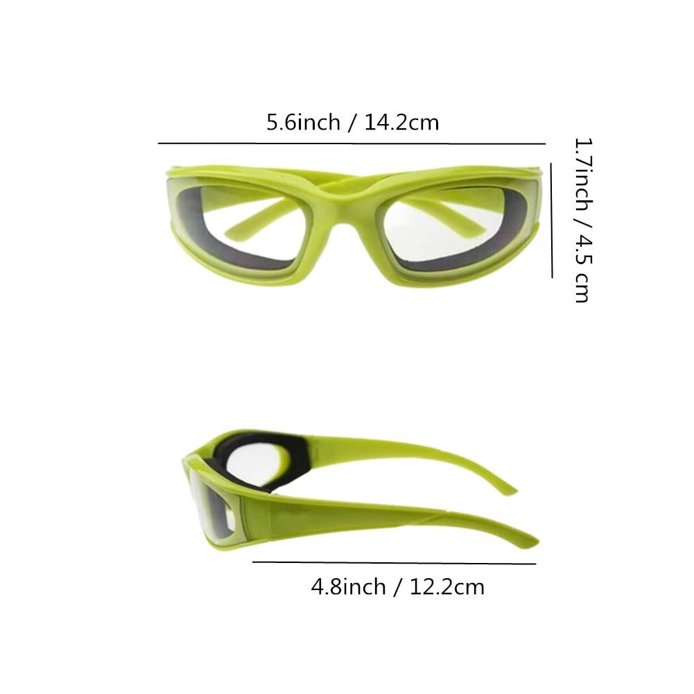 Anti-tear Onion Goggles Tear Free Over Glasses for Men Women, Antisplash Onion Goggles for Chopping Eye Protection Protector(Green) โ image 3