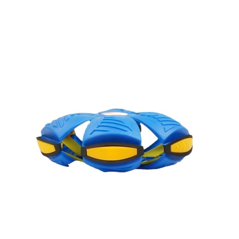 Dog Flying Saucer Ball Toy, Outdoor Flat Throw Doggy Disc Ball Toy, Changeable Shape Dog Ball, Pet Interactive Toys — image 4
