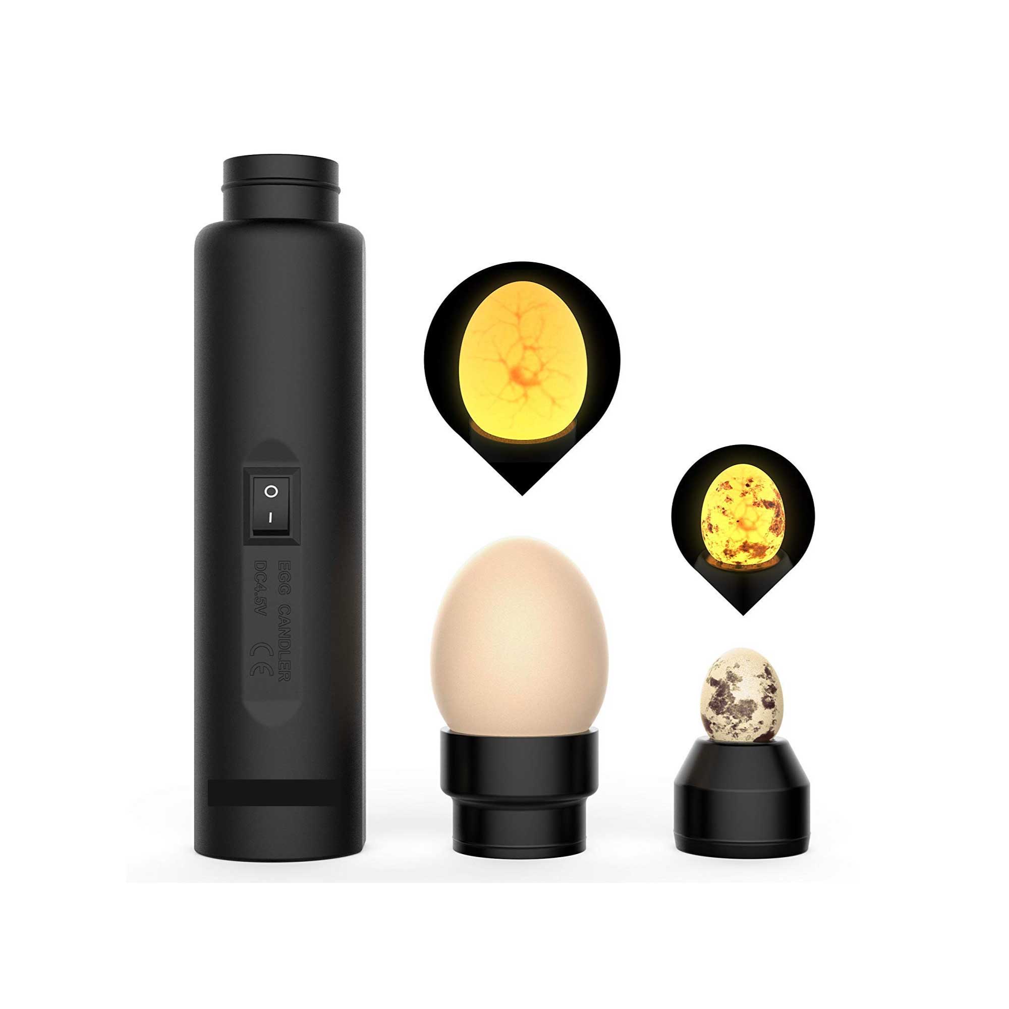AU Plug Egg Candler Lamp - LED Cool Light Chicken Duck Quail Hatching Incubator — image 3