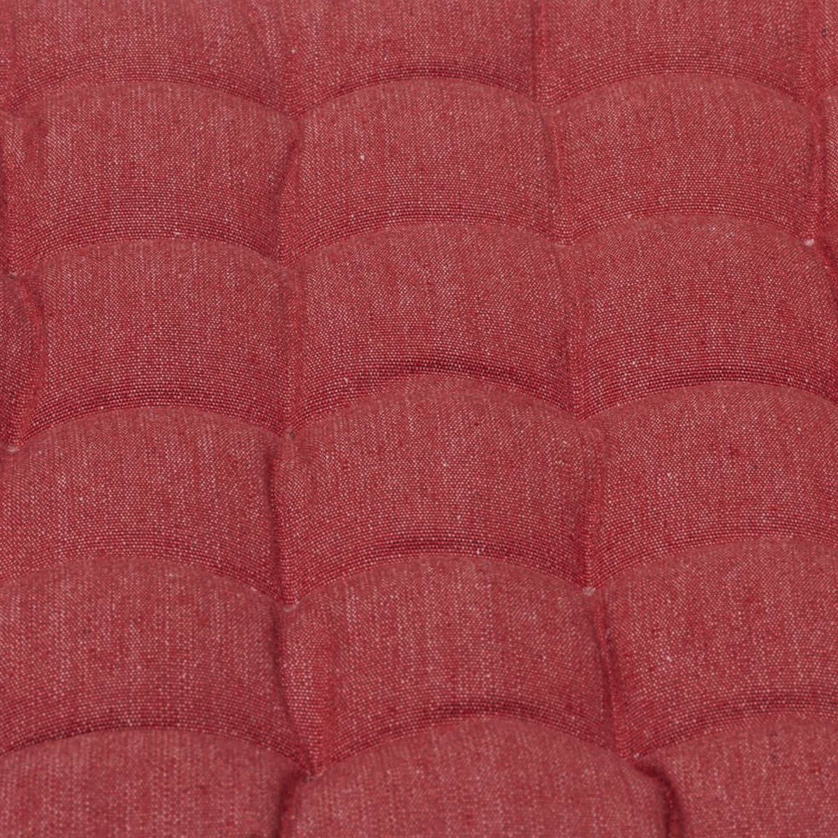 J Elliot Home Set of 2 Outdoor 100% Cotton Chair Pads 40 x 40 cm Solid Red โ image 3