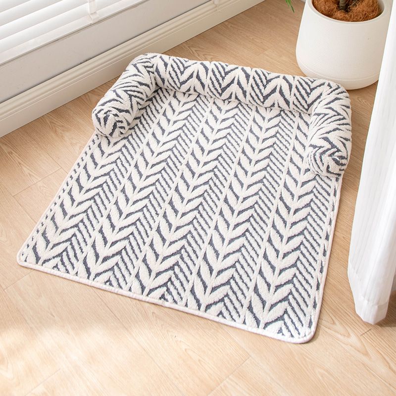 Ultra-Soft Plush Pet Sofa Bed with Bolster Support, Washable Couch Protector Mat for Cats and Small to Medium Dogs, Multi-Scenario Use for Home, Car, or — image 2