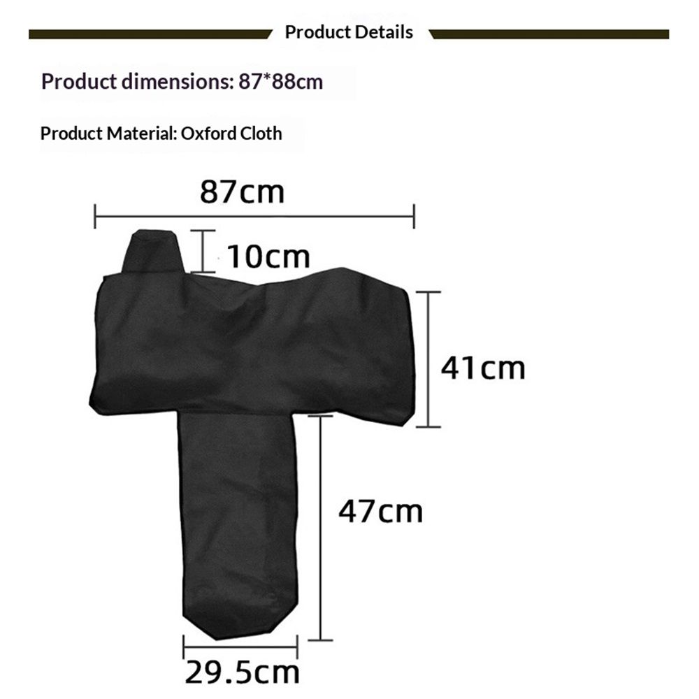 Waterproof Western Horse Saddle Cover with Elastic Straps to Securely Attach Each Corners and Fenders - Fits Most Full-Size Western Saddle โ image 5