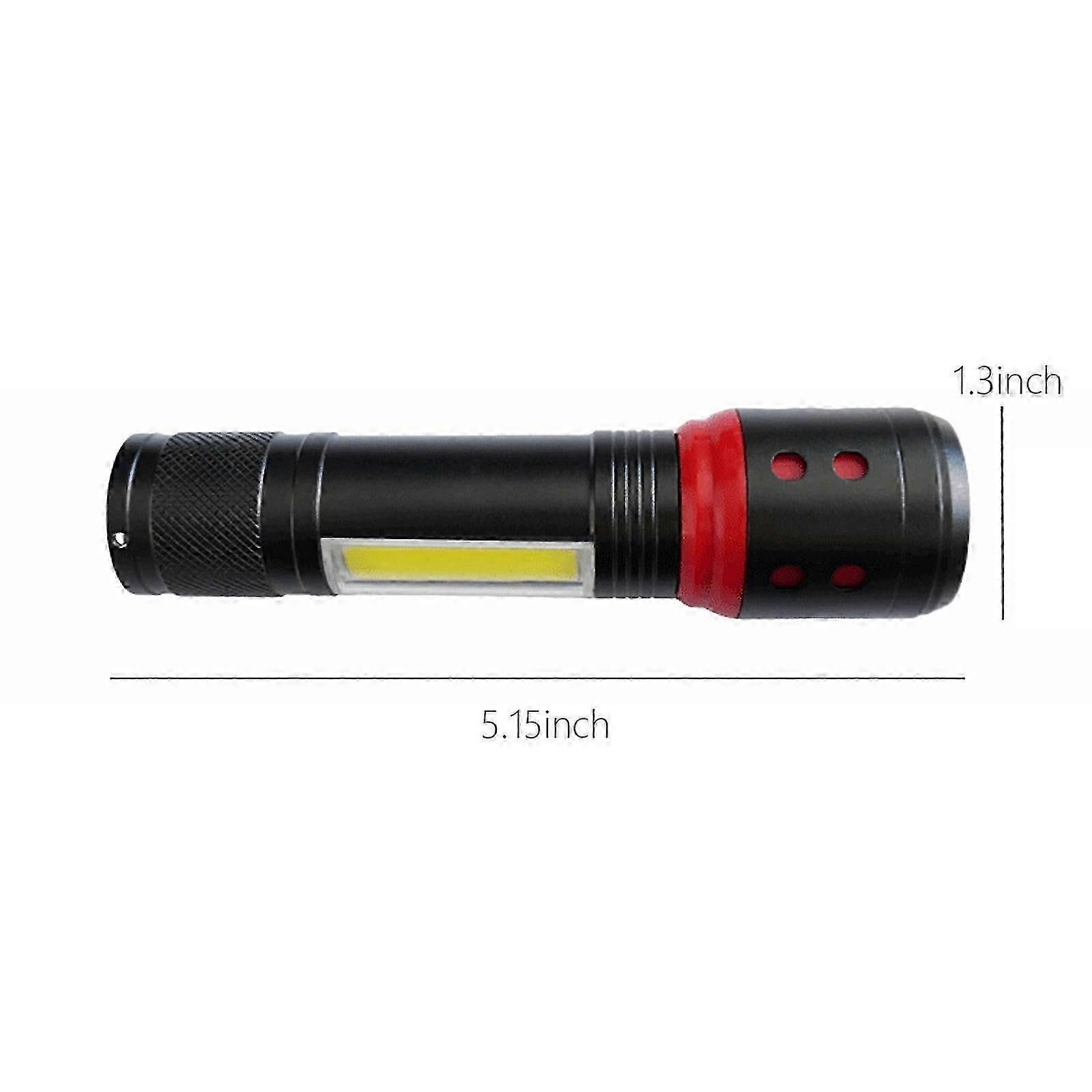 Super Bright LED Tactical Flashlight Zoomable Rechargeable with Multiple Modes — image 3