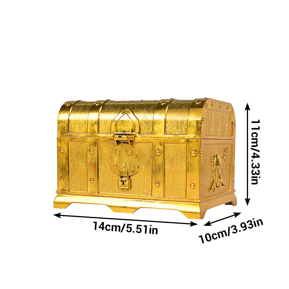 Plastic Pirate Treasure Box Jewelry Storage Box Organizer Makeup Gift Box Candy Box โ image 2